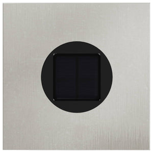 Ηλιακό LED Φως Δρόμου 2 pcs Ασημί Ανοξείδωτο ατσάλι - Pakobazaar