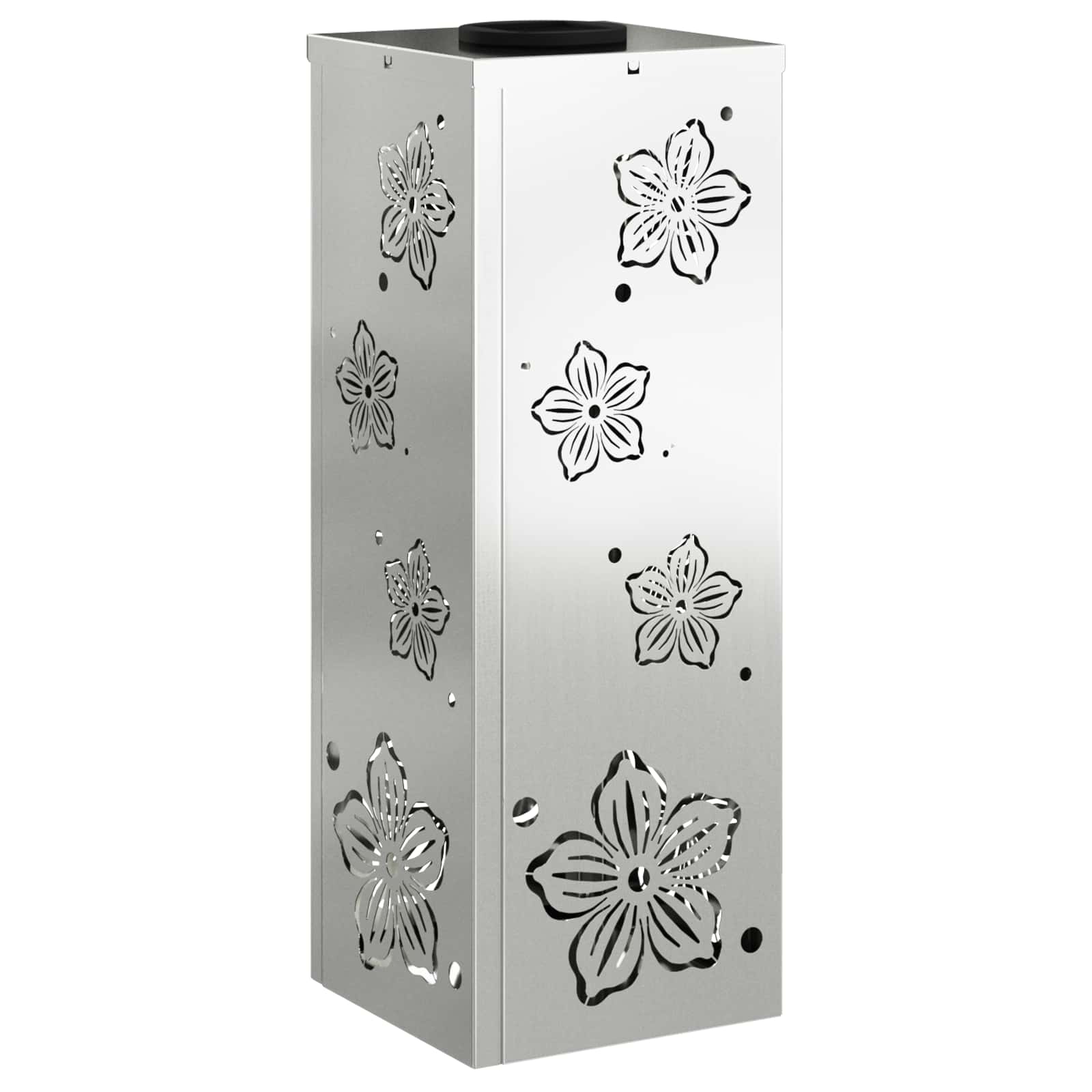 Ηλιακό LED Φως Δρόμου 2 pcs Ασημί Γαλβανισμένο Χάλυβα - Pakobazaar