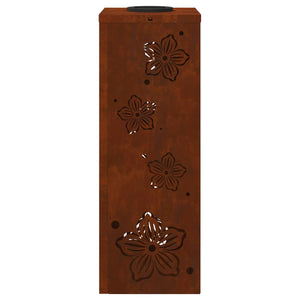 Ηλιακό LED Φως Δρόμου 2 pcs Σκ rusty Ατσάλι Σκληρυθέν στον Αέρα - Pakobazaar