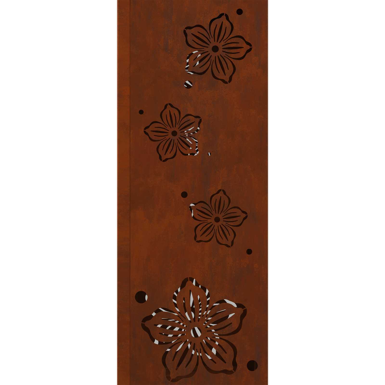 Ηλιακό LED Φως Δρόμου 2 pcs Σκ rusty Ατσάλι Σκληρυθέν στον Αέρα - Pakobazaar