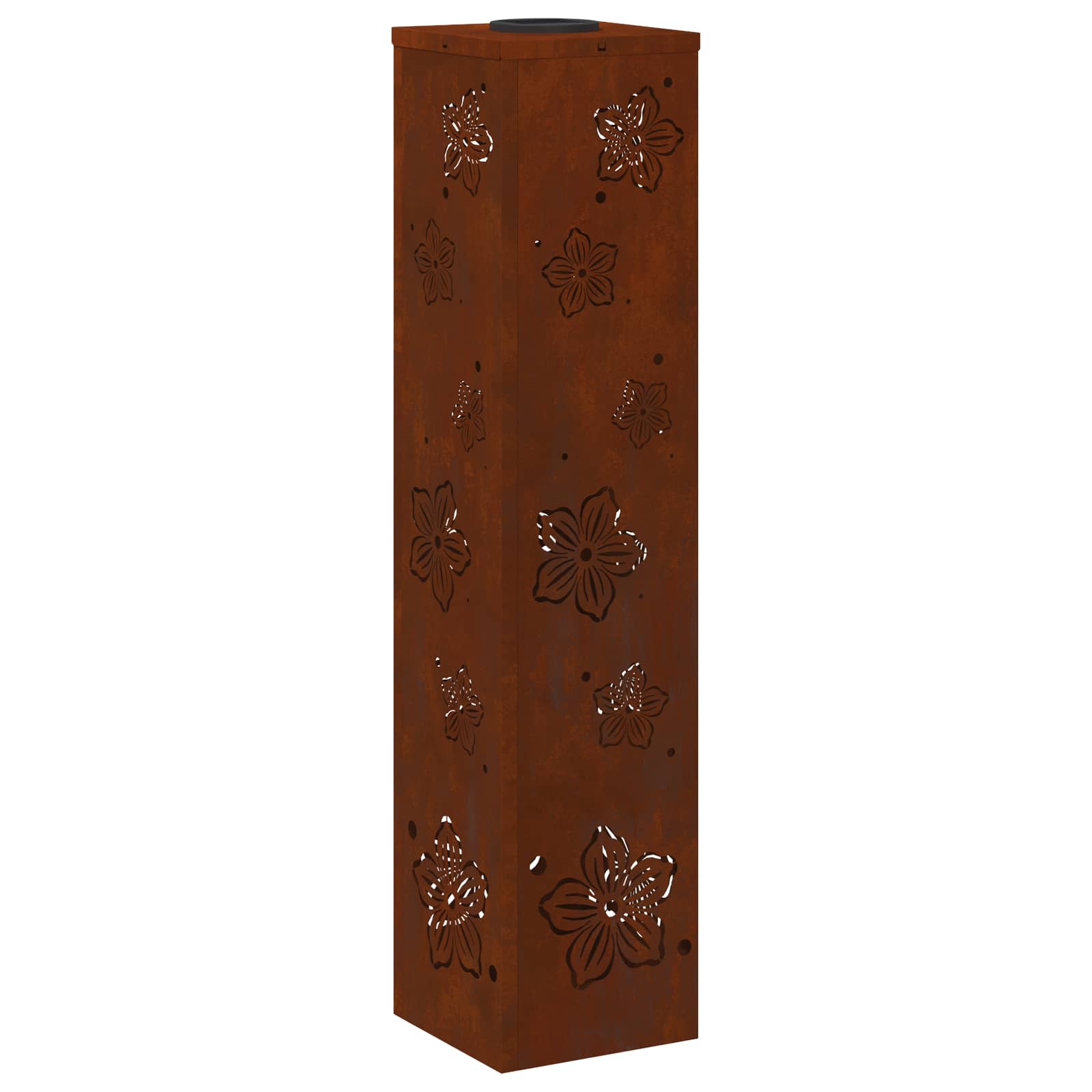 Ηλιακό LED Φως Δρόμου 2 pcs Σκ rusty Ατσάλι Σκληρυθέν στον Αέρα - Pakobazaar