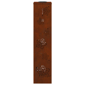 Ηλιακό LED Φως Δρόμου 2 pcs Σκ rusty Ατσάλι Σκληρυθέν στον Αέρα - Pakobazaar