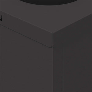 Ηλιακό LED Φως Δρόμου 2 pcs Μαύρο Κρύο Ρολαρισμένο Χάλυβα - Pakobazaar