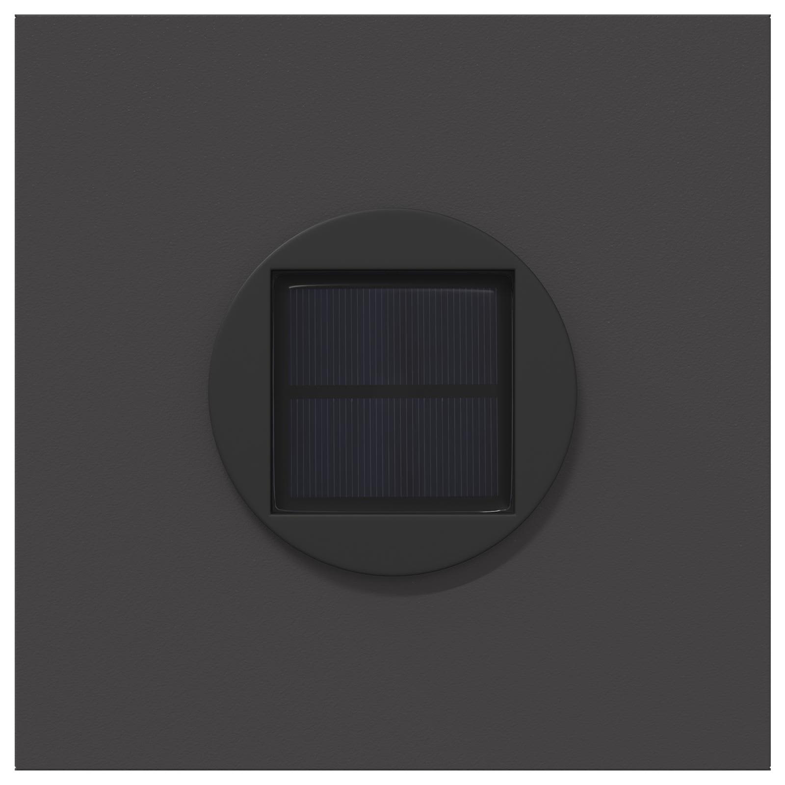 Ηλιακό LED Φως Δρόμου 2 pcs Μαύρο Κρύο Ρολαρισμένο Χάλυβα - Pakobazaar