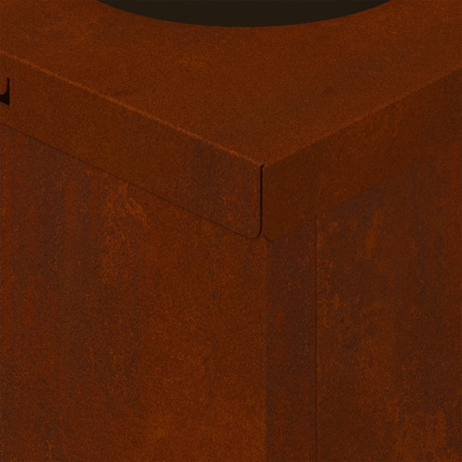 Ηλιακό LED Φως Δρόμου 2 pcs Σκ rusty Ατσάλι Σκληρυθέν στον Αέρα - Pakobazaar