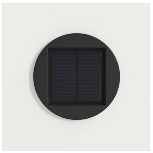 Ηλιακό LED Φως Δρόμου 2 pcs Λευκό Κρύο Ρολαρισμένο Χάλυβα - Pakobazaar