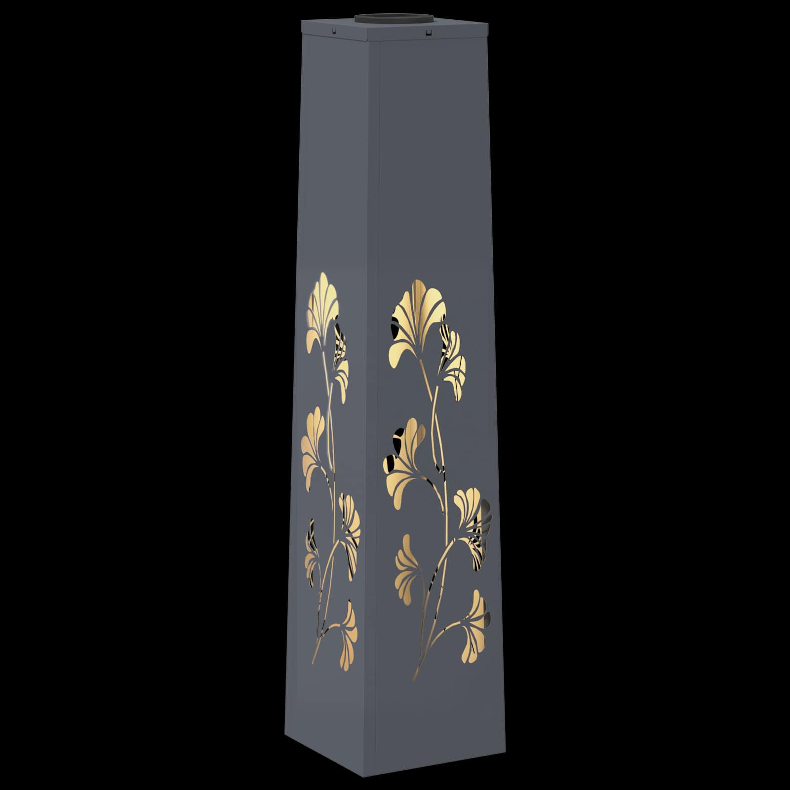 Ηλιακό LED Φως Δρόμου 2 pcs Ανθρακί Κρύο Ρολαρισμένο Χάλυβα - Pakobazaar