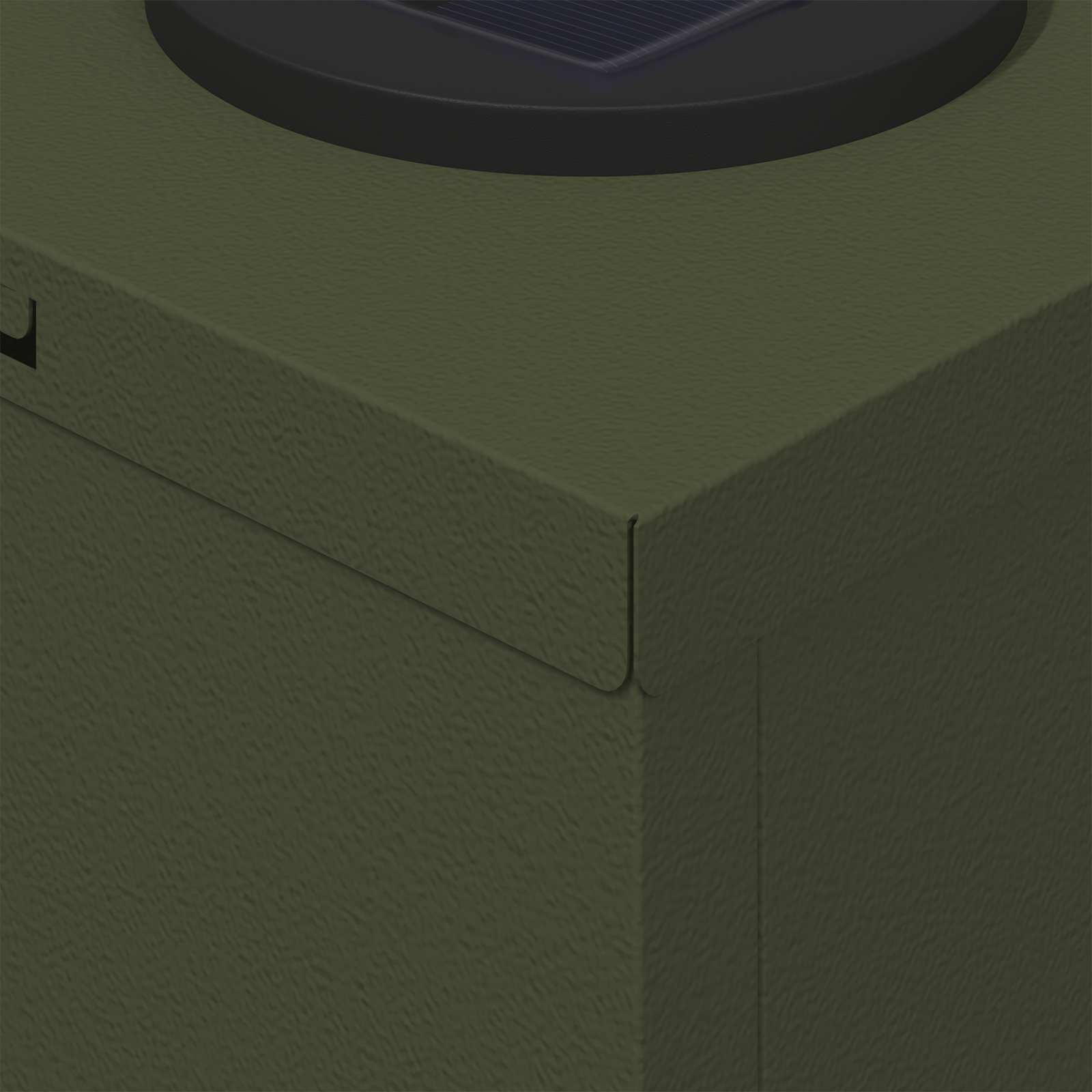 Ηλιακό LED Φως Δρόμου με φώτα με μπαταρία 2 pcs Ελιά Πράσινη - Pakobazaar