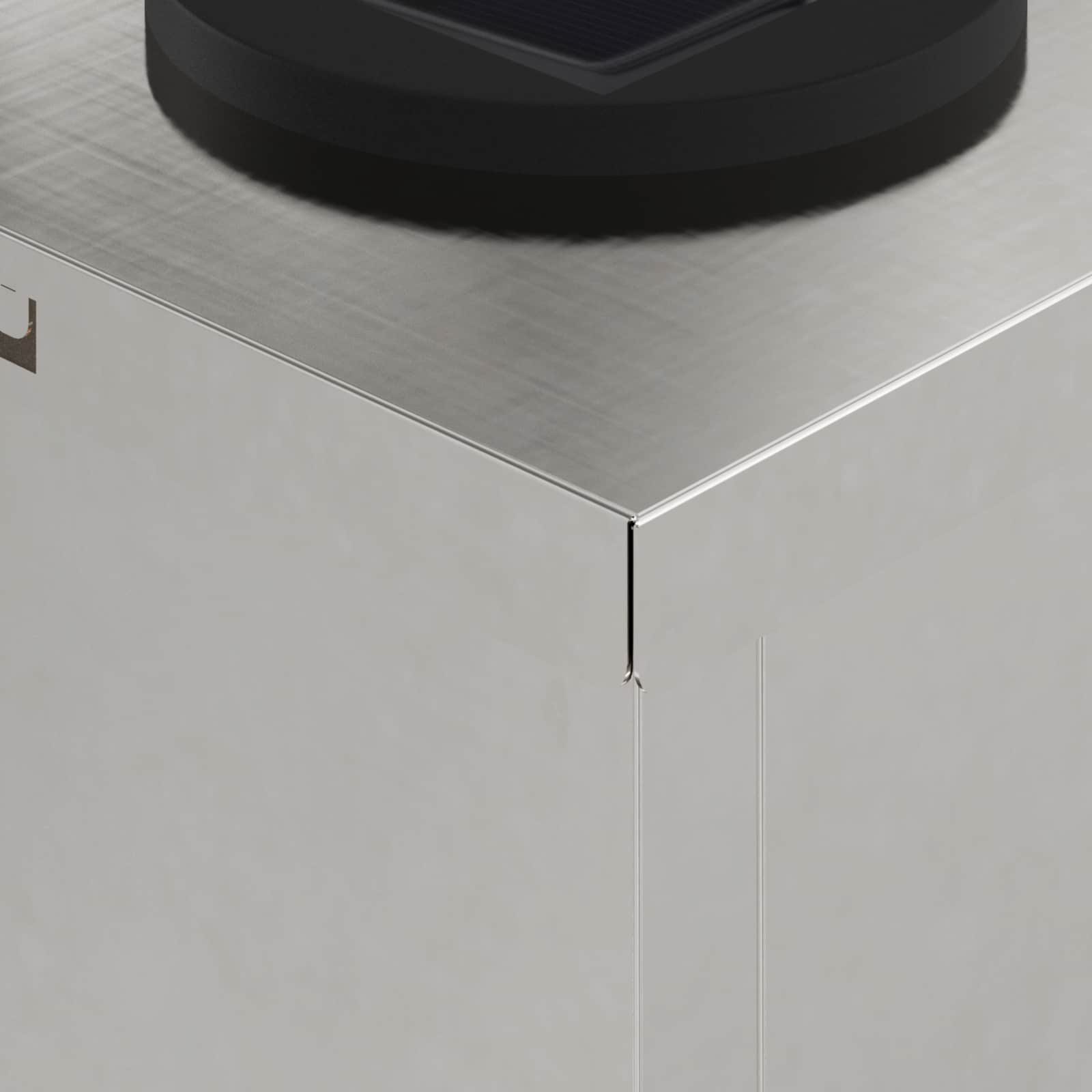 Ηλιακό LED Φως Δρόμου 2 pcs Ασημί Ανοξείδωτο ατσάλι - Pakobazaar