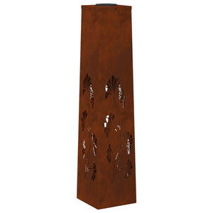 Ηλιακό LED Φως Δρόμου 2 pcs Σκ rusty Ατσάλι Σκληρυθέν στον Αέρα - Pakobazaar