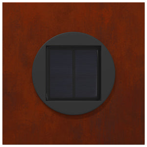 Ηλιακό LED Φως Δρόμου 2 pcs Σκ rusty Ατσάλι Σκληρυθέν στον Αέρα - Pakobazaar