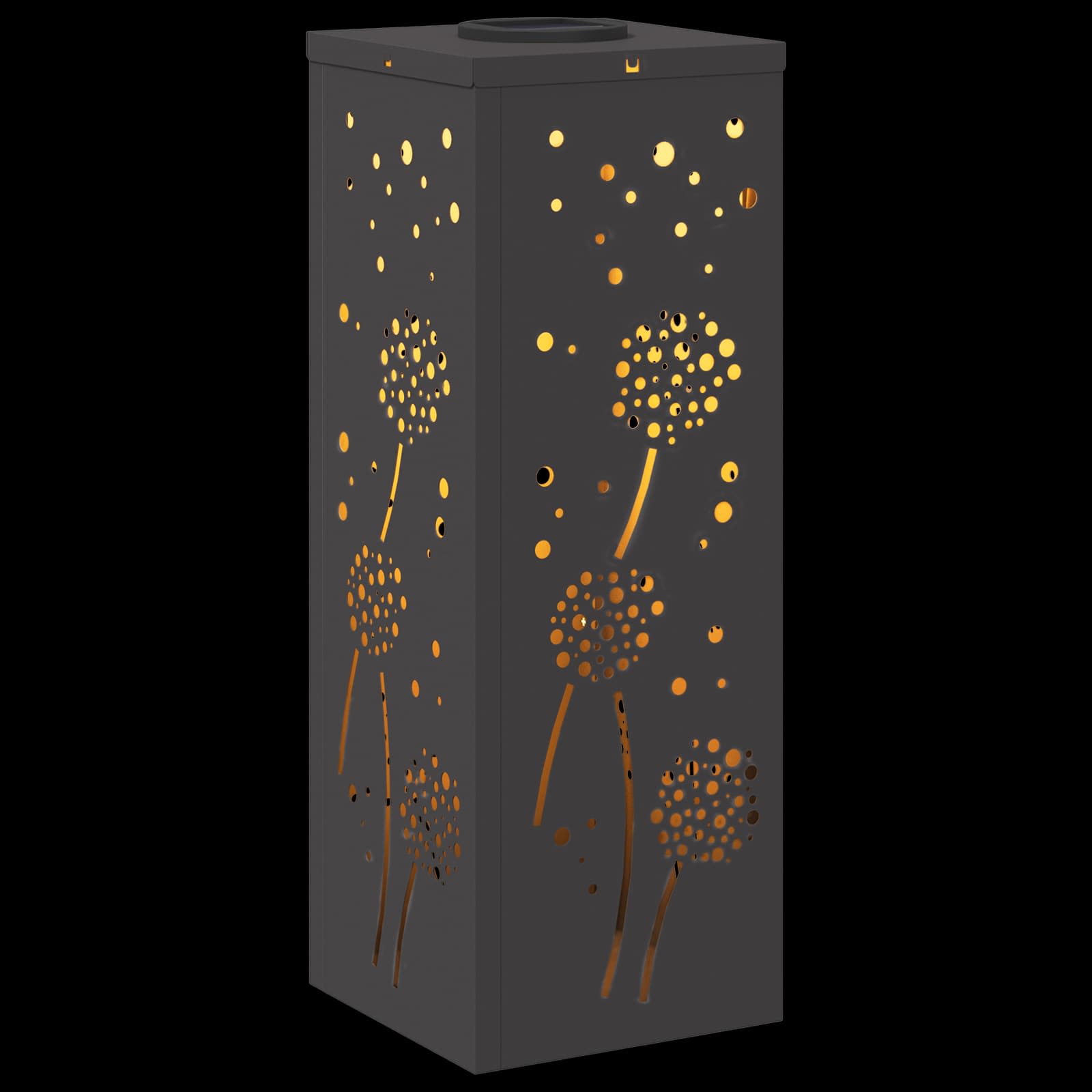 Ηλιακό LED Φως Δρόμου 2 pcs Μαύρο Κρύο Ρολαρισμένο Χάλυβα - Pakobazaar