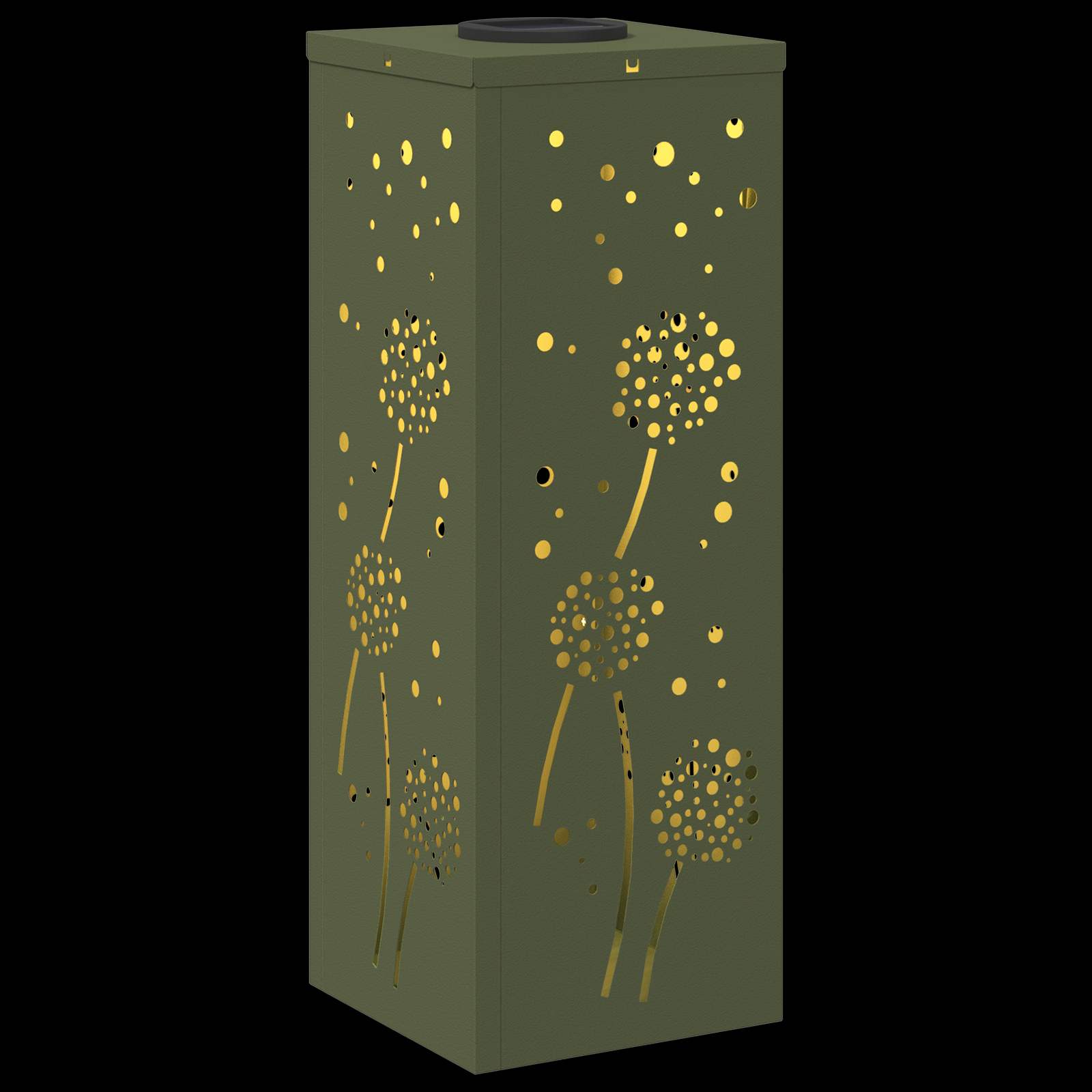 Ηλιακό LED Φως Δρόμου με φώτα με μπαταρία 2 pcs Ελιά Πράσινη - Pakobazaar