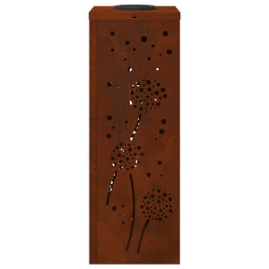 Ηλιακό LED Φως Δρόμου 2 pcs Σκ rusty Ατσάλι Σκληρυθέν στον Αέρα - Pakobazaar