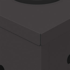 Ηλιακό LED Φως Δρόμου 2 pcs Μαύρο Κρύο Ρολαρισμένο Χάλυβα - Pakobazaar