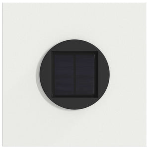 Ηλιακό LED Φως Δρόμου 2 pcs Λευκό Κρύο Ρολαρισμένο Χάλυβα - Pakobazaar
