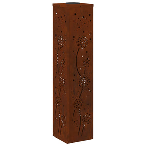Ηλιακό LED Φως Δρόμου 2 pcs Σκ rusty Ατσάλι Σκληρυθέν στον Αέρα - Pakobazaar