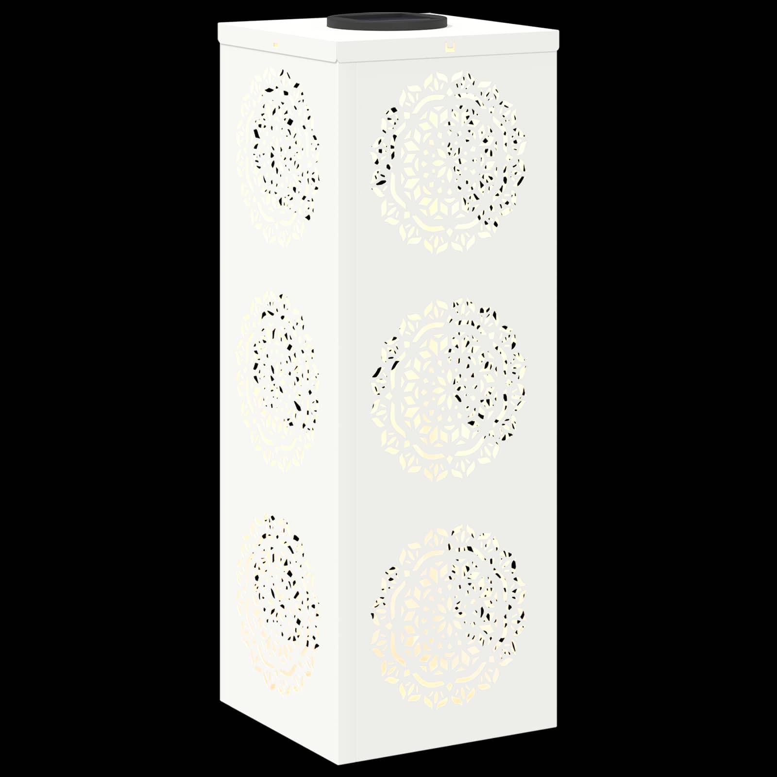 Ηλιακό LED Φως Δρόμου 2 pcs Λευκό Κρύο Ρολαρισμένο Χάλυβα - Pakobazaar