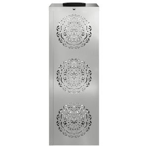 Ηλιακό LED Φως Δρόμου 2 pcs Ασημί Γαλβανισμένο Χάλυβα - Pakobazaar