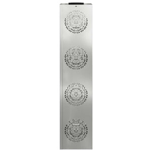 Ηλιακό LED Φως Δρόμου 2 pcs Ασημί Γαλβανισμένο Χάλυβα - Pakobazaar