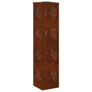 Ηλιακό LED Φως Δρόμου 2 pcs Σκ rusty Ατσάλι Σκληρυθέν στον Αέρα - Pakobazaar