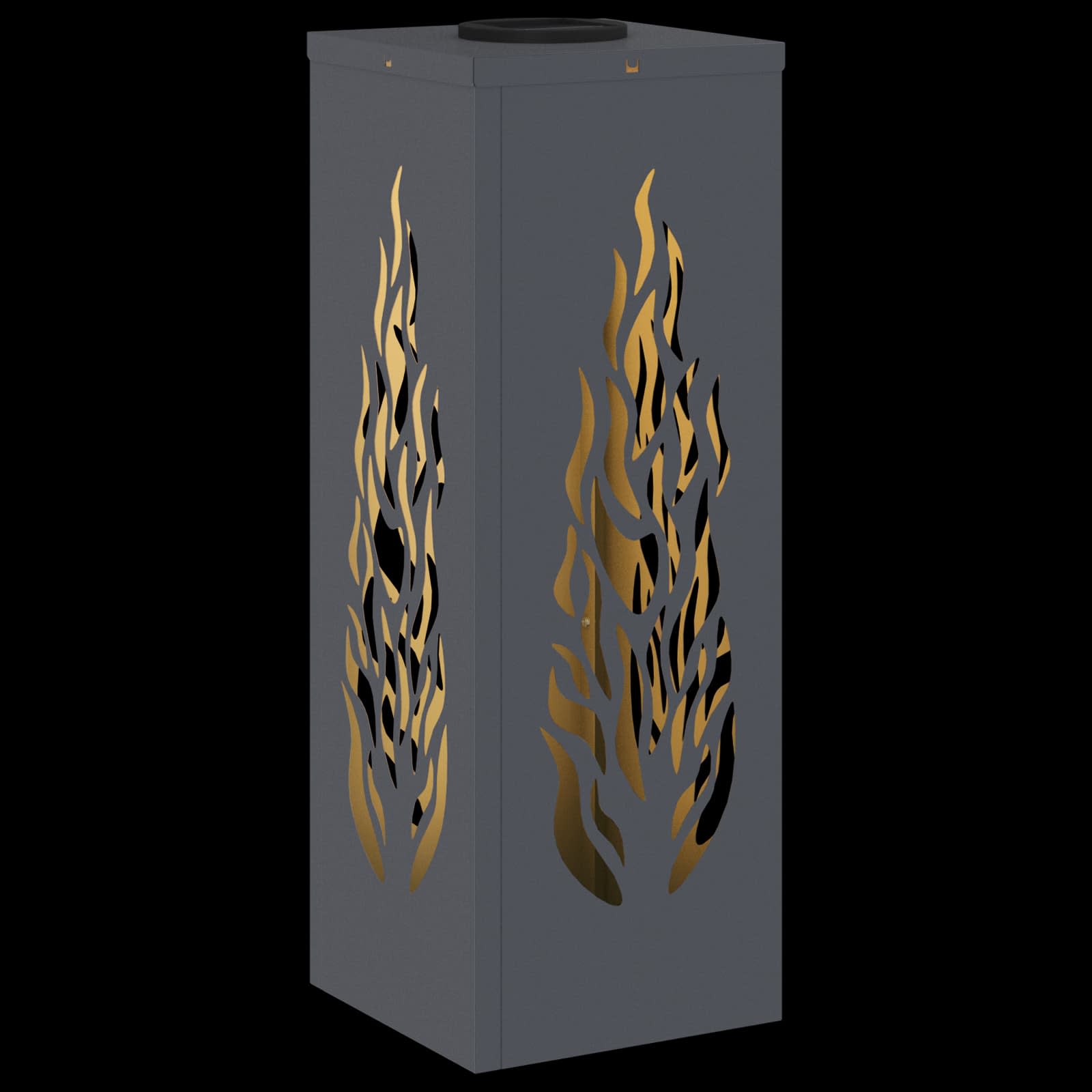 Ηλιακό LED Φως Δρόμου 2 pcs Ανθρακί Κρύο Ρολαρισμένο Χάλυβα - Pakobazaar