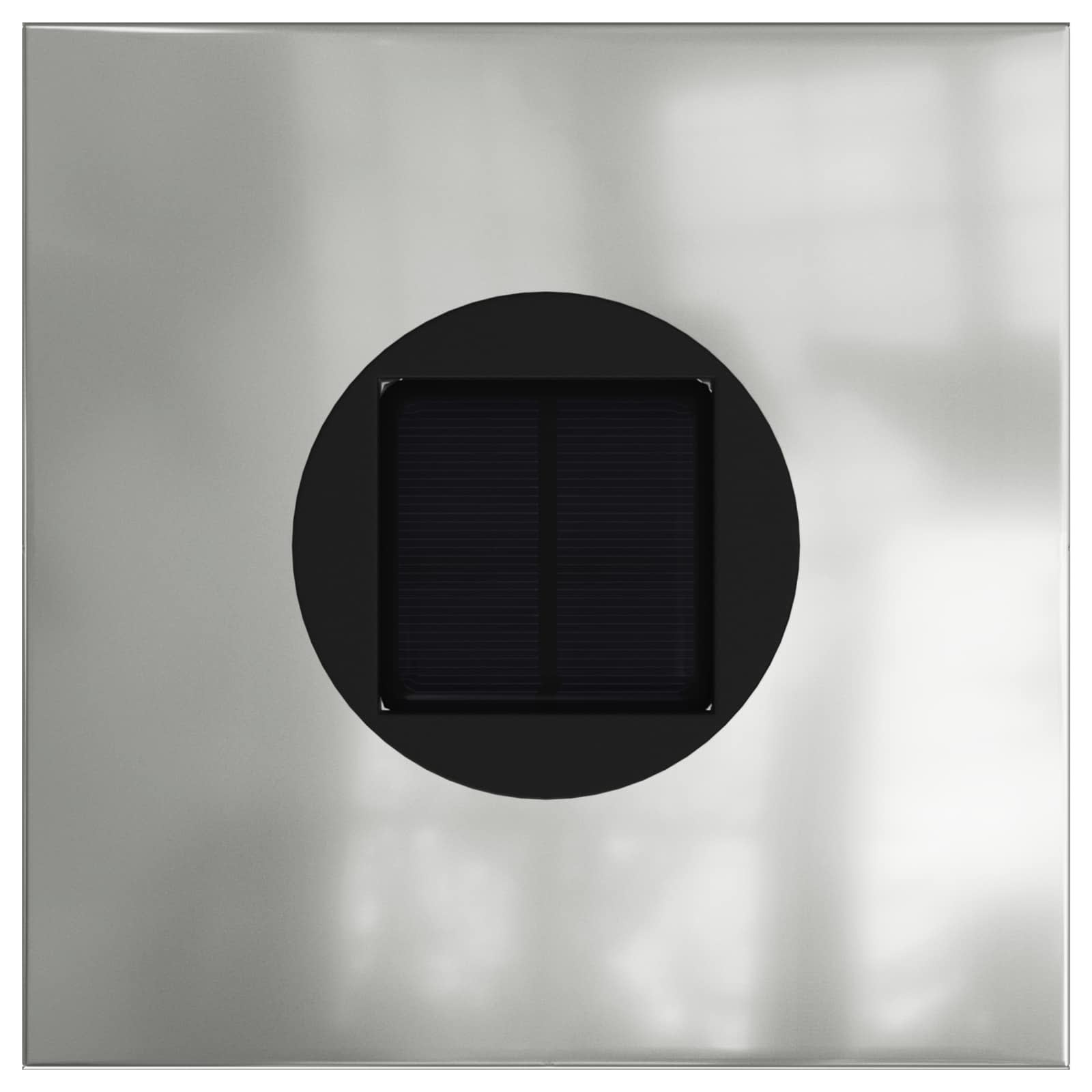 Ηλιακό LED Φως Δρόμου 2 pcs Ασημί Γαλβανισμένο Χάλυβα - Pakobazaar