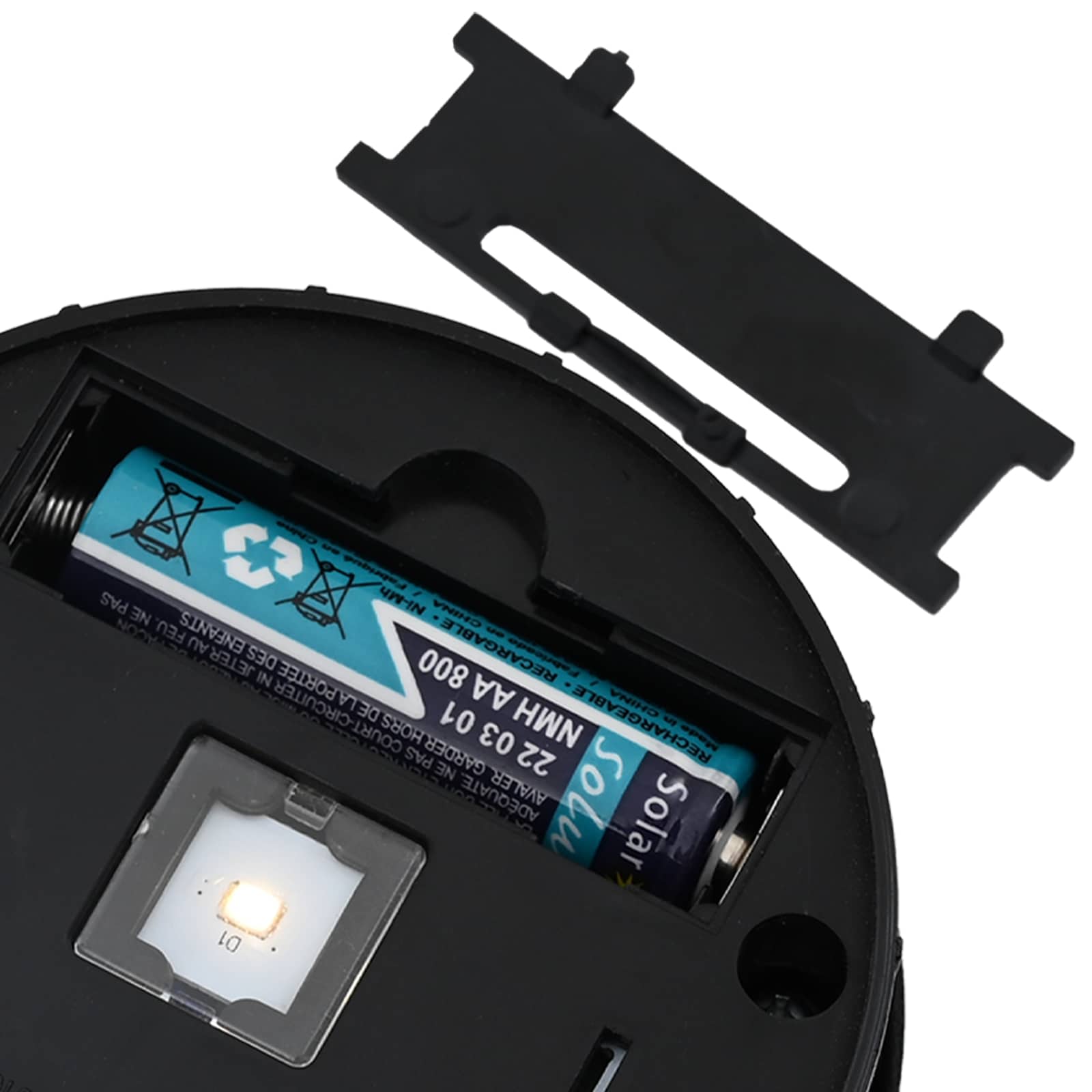 Ηλιακό LED Φως Δρόμου 2 pcs Μπρονζέ Ατσάλι Σκληρυθέν στον Αέρα - Pakobazaar