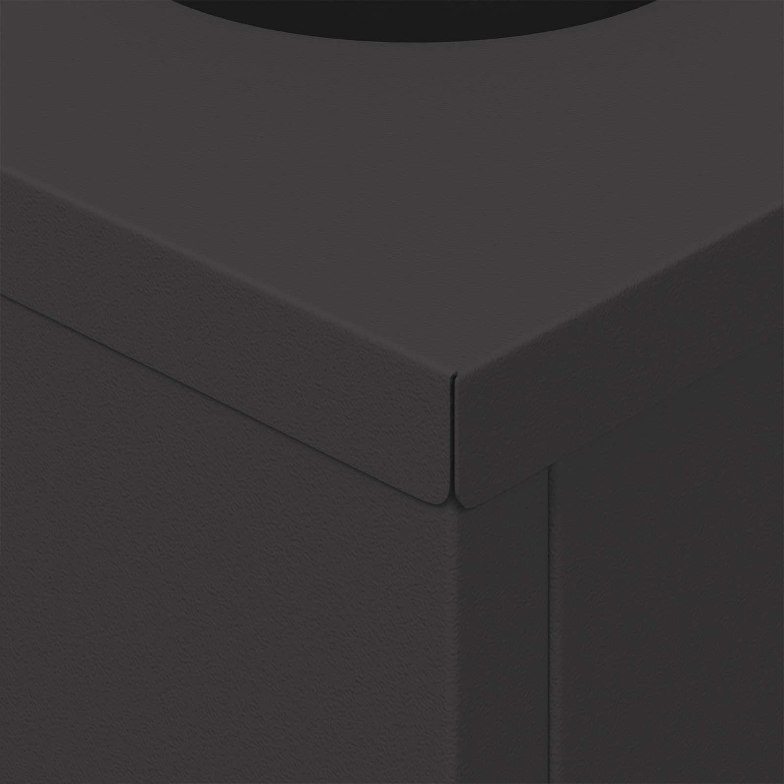 Ηλιακό LED Φως Δρόμου 2 pcs Μαύρο Κρύο Ρολαρισμένο Χάλυβα - Pakobazaar