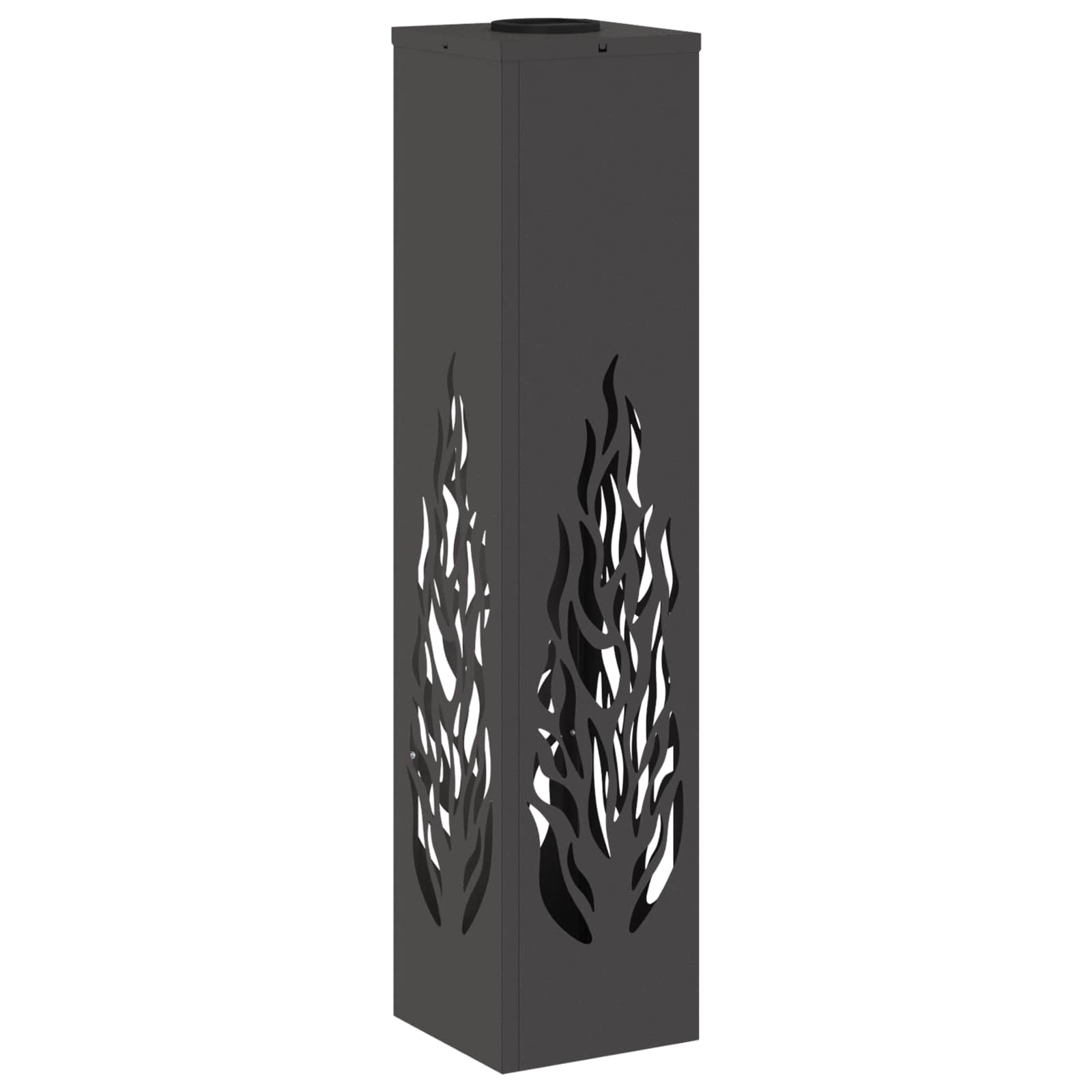 Ηλιακό LED Φως Δρόμου 2 pcs Μαύρο Κρύο Ρολαρισμένο Χάλυβα - Pakobazaar