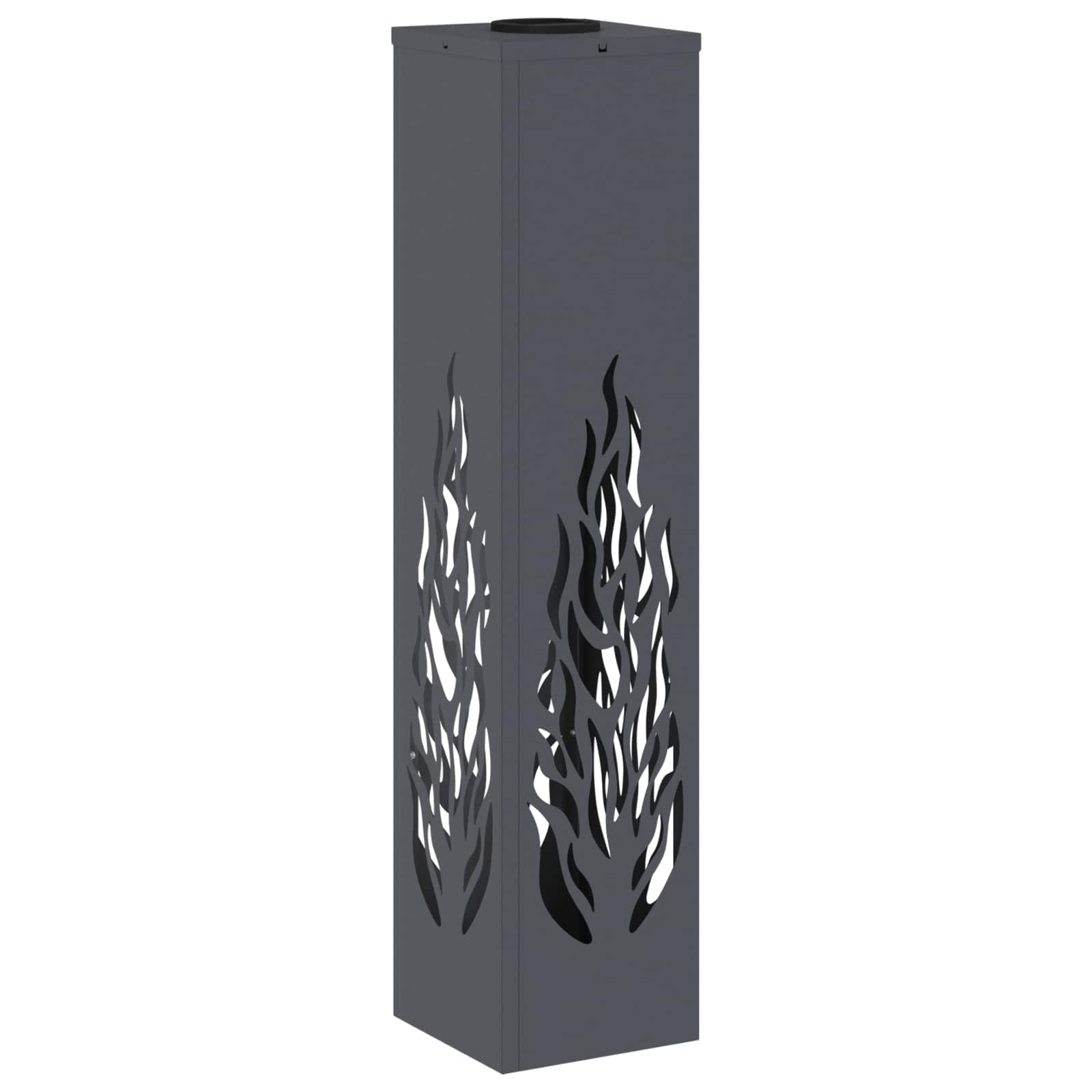 Ηλιακό LED Φως Δρόμου 2 pcs Ανθρακί Κρύο Ρολαρισμένο Χάλυβα - Pakobazaar