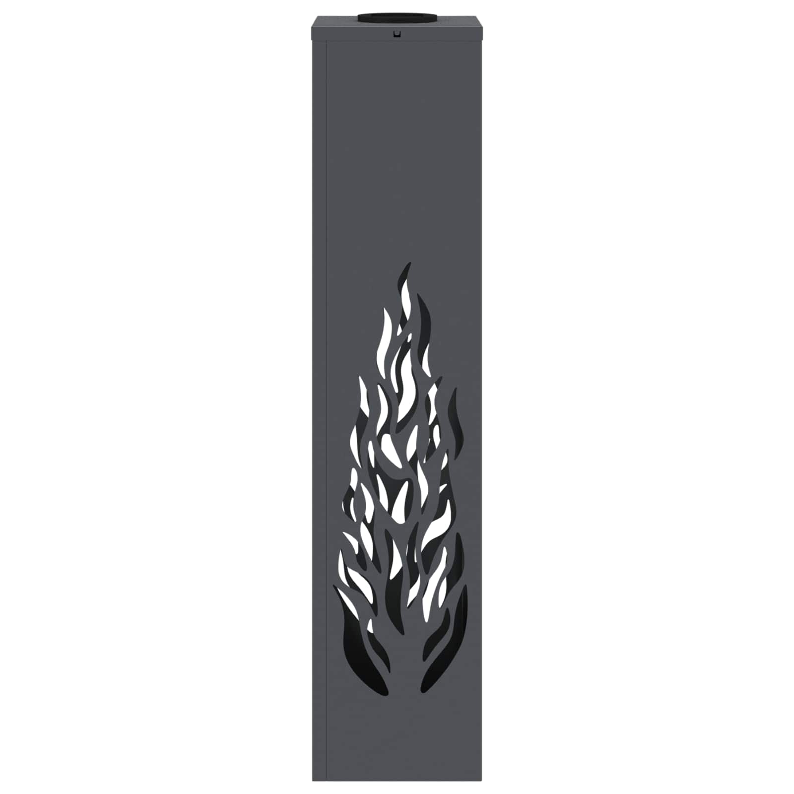 Ηλιακό LED Φως Δρόμου 2 pcs Ανθρακί Κρύο Ρολαρισμένο Χάλυβα - Pakobazaar