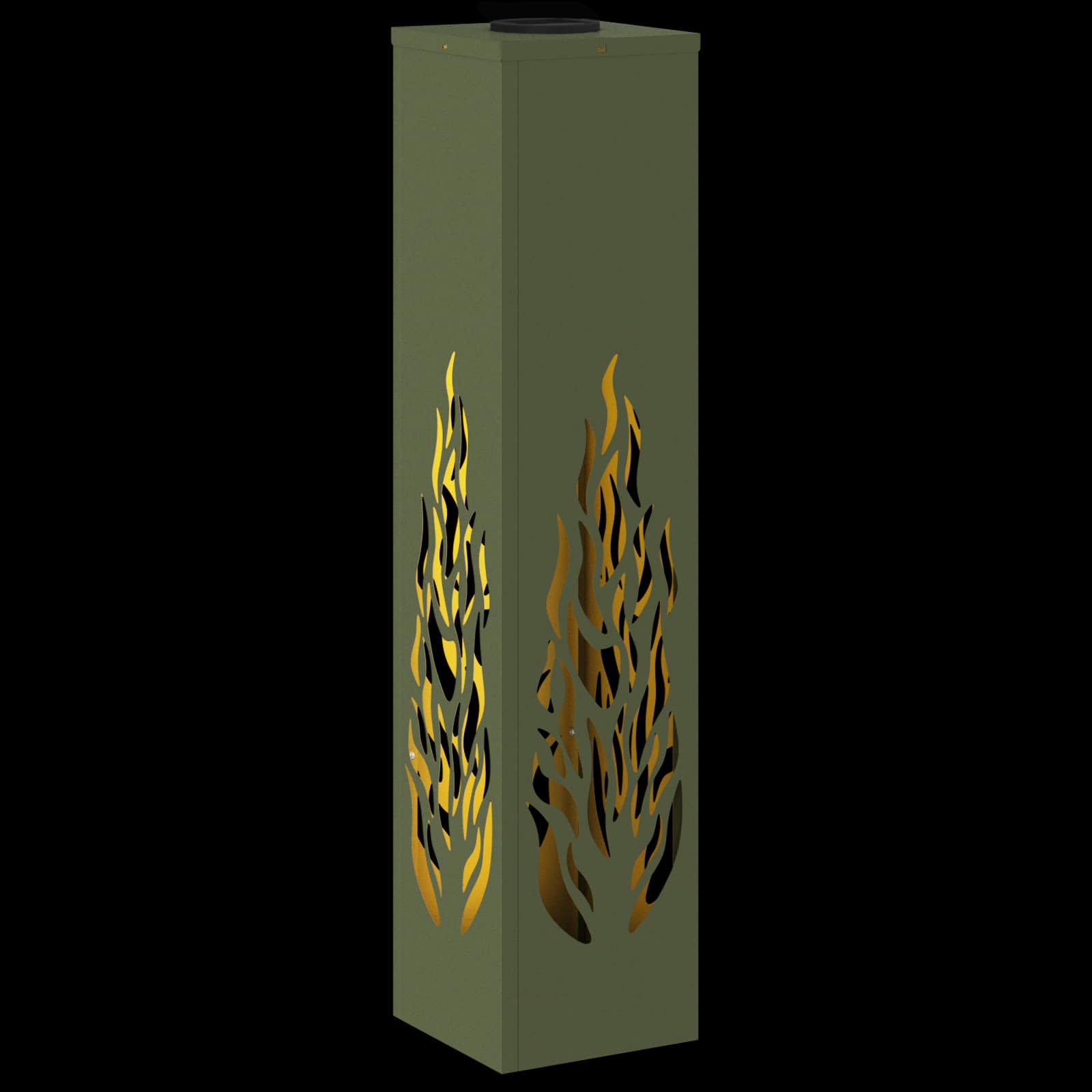 Ηλιακό LED Φως Δρόμου με φώτα με μπαταρία 2 pcs Ελιά Πράσινη - Pakobazaar