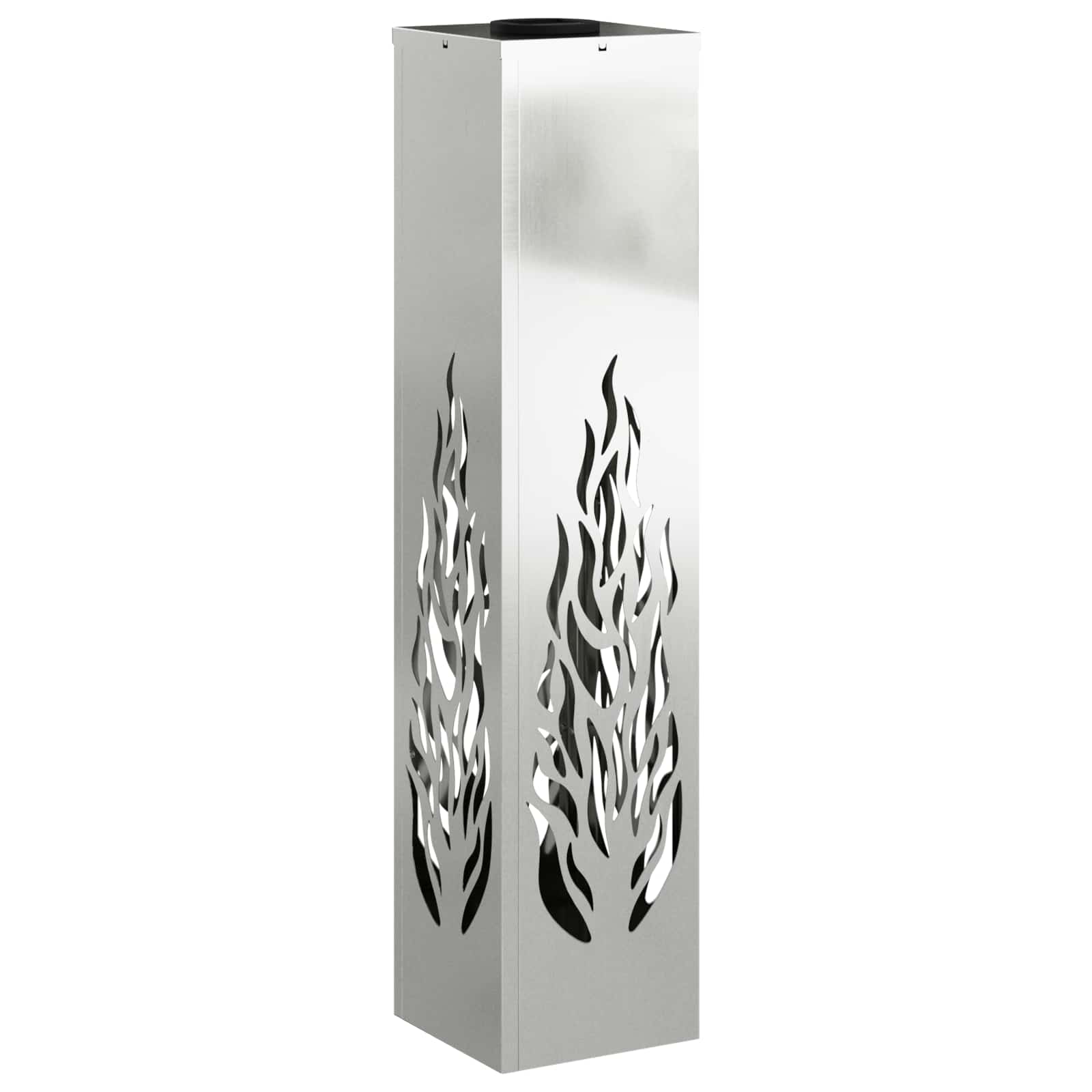 Ηλιακό LED Φως Δρόμου 2 pcs Ασημί Γαλβανισμένο Χάλυβα - Pakobazaar