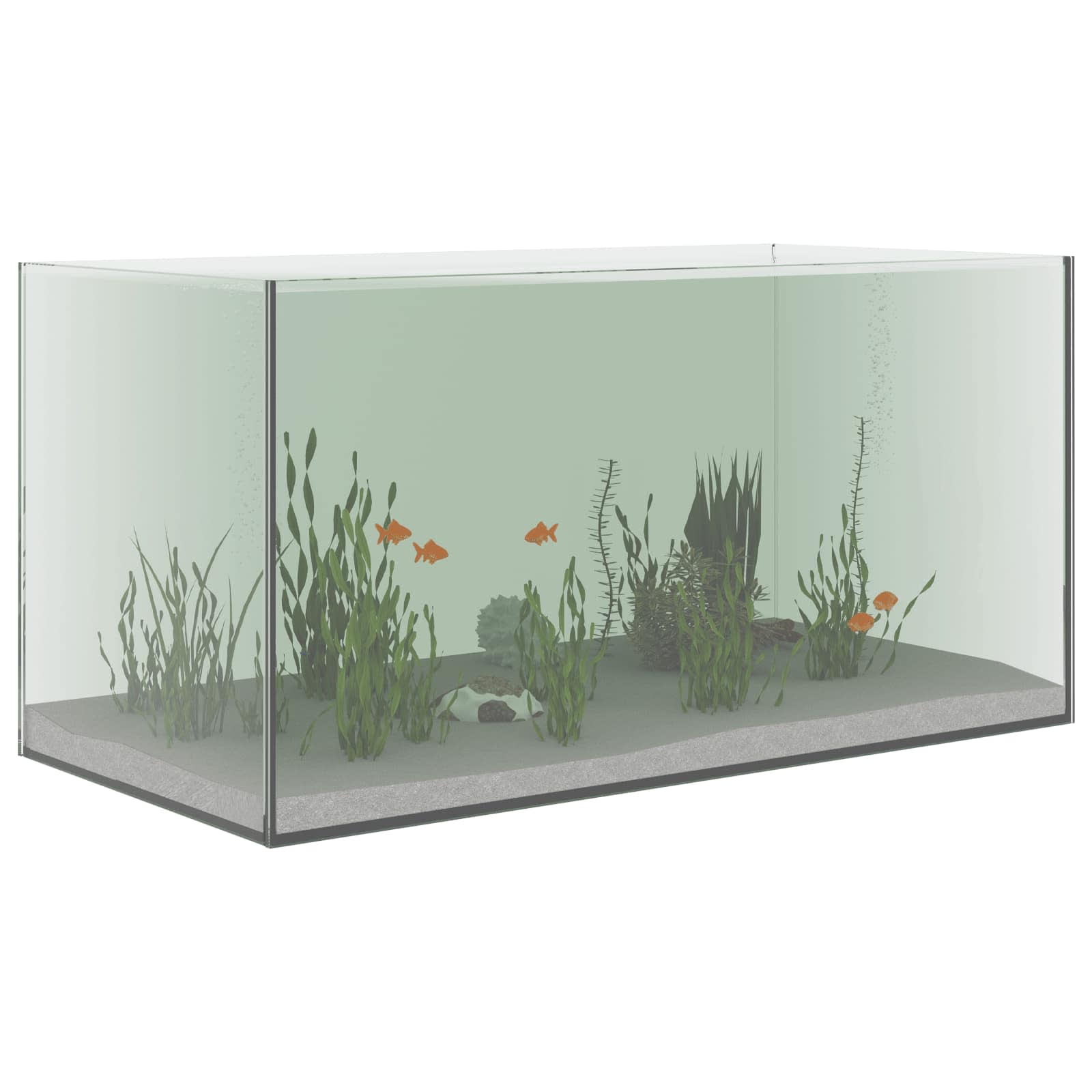 Ενυδρείο με αποθήκευση Διαφανές 60 x 30 x 30 cm Γυαλί - Pakobazaar