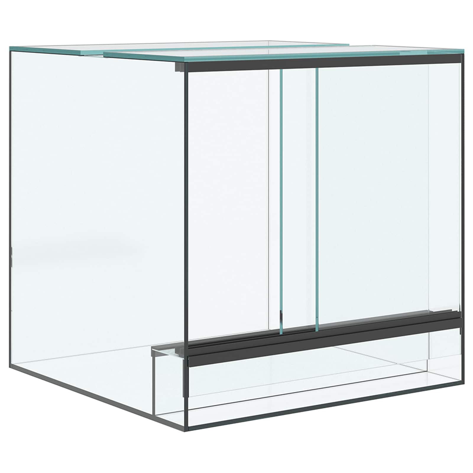 Terrarium με αποθήκευση Διαφανές 30 x 30 x 30 cm Γυαλί - Pakobazaar