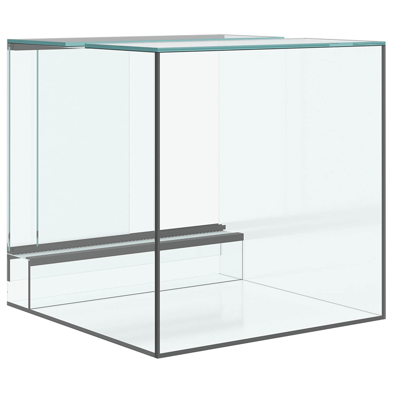 Terrarium με αποθήκευση Διαφανές 30 x 30 x 30 cm Γυαλί - Pakobazaar