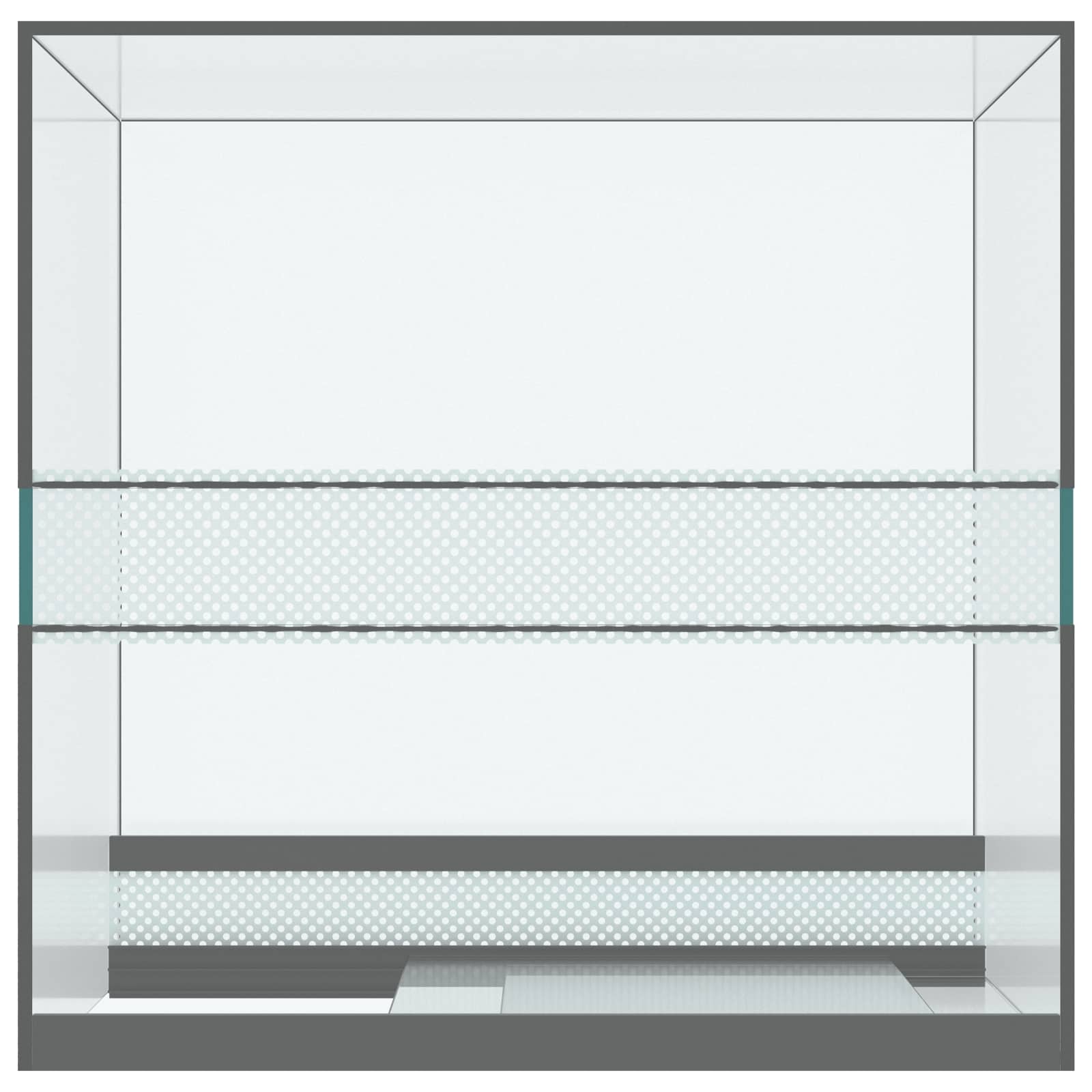 Terrarium με αποθήκευση Διαφανές 30 x 30 x 40 cm Γυαλί - Pakobazaar
