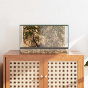 Terrarium με αποθήκευση Διαφανές 50 x 30 x 30 εκ. Γυαλί - Pakobazaar