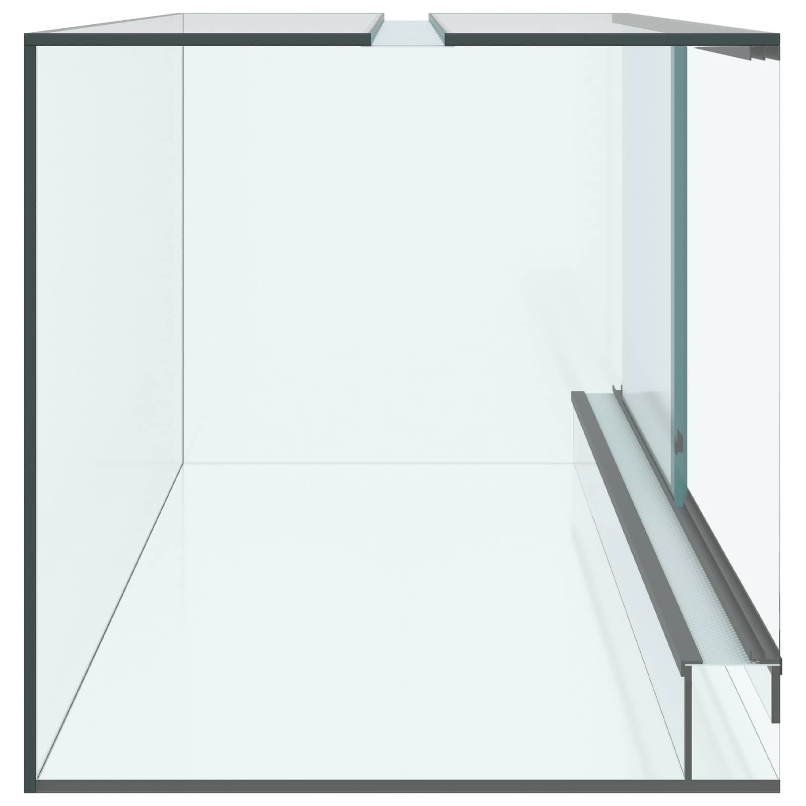 Terrarium με αποθήκευση Διαφανές 80 x 40 x 40 cm Γυαλί - Pakobazaar