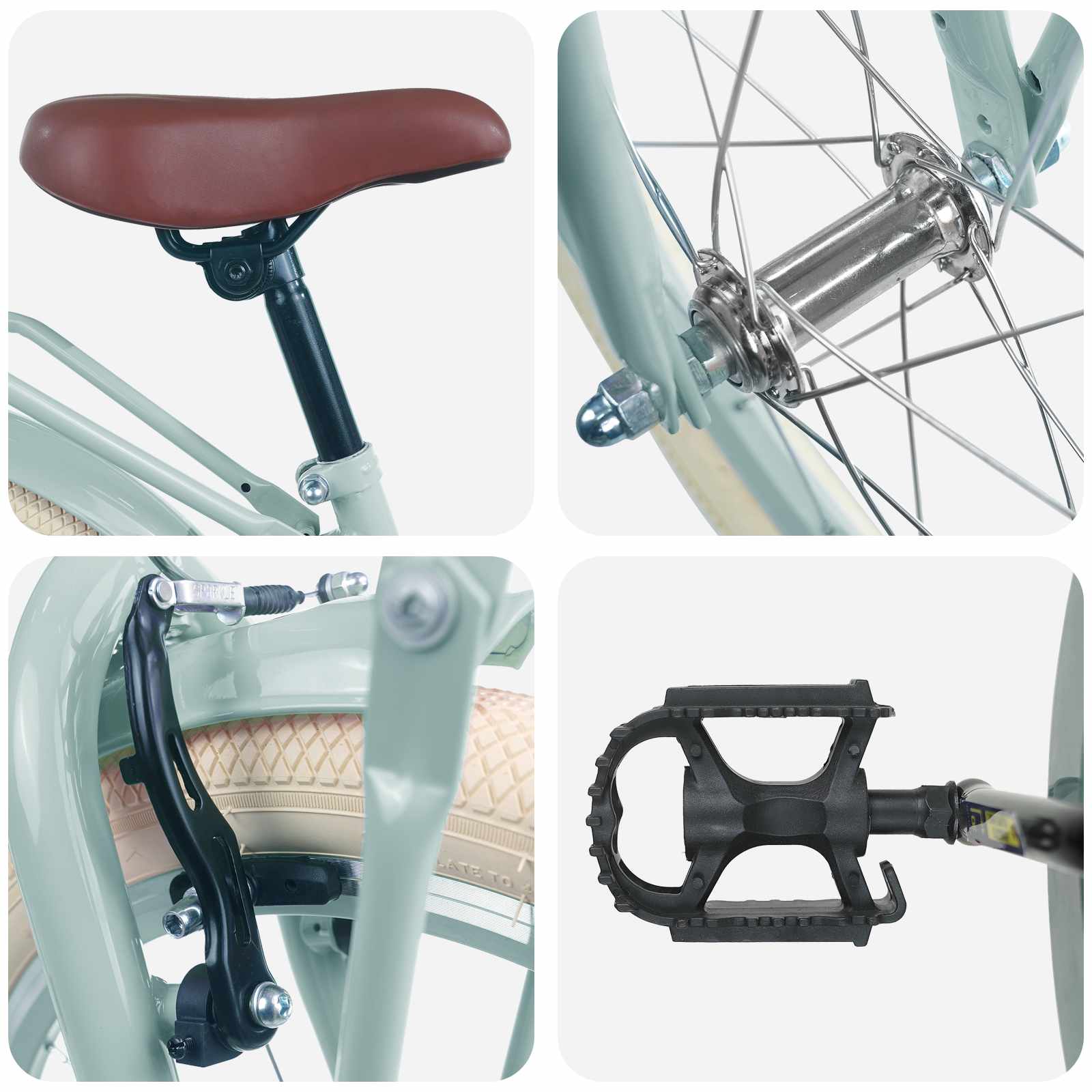 Παιδικό Ποδήλατο 22 ίντσες για 7-12 ετών Ανοιχτό Πράσινο - Pakobazaar