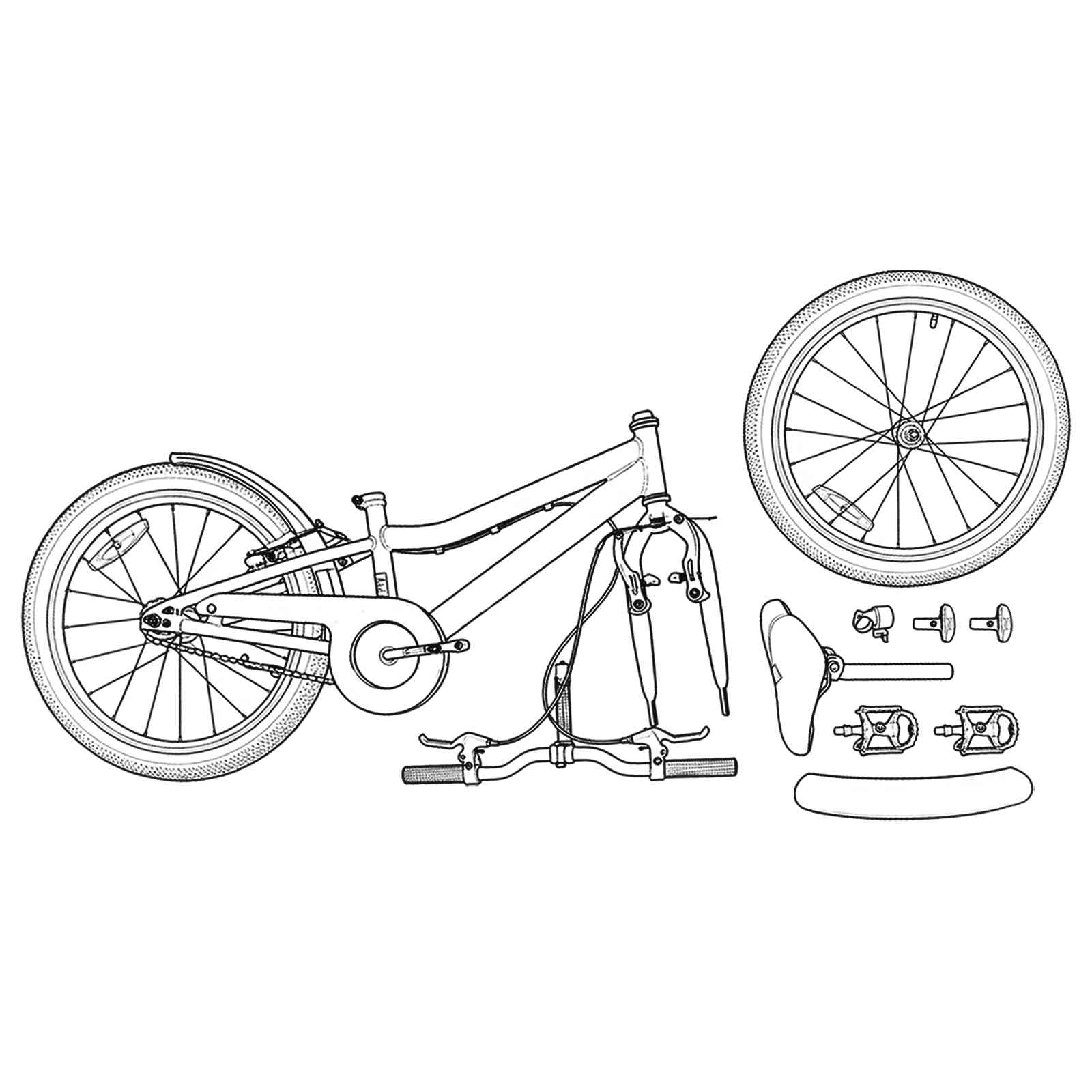 Παιδικό Ποδήλατο 22 ίντσες για 7-12 ετών Ανοιχτό Πράσινο - Pakobazaar