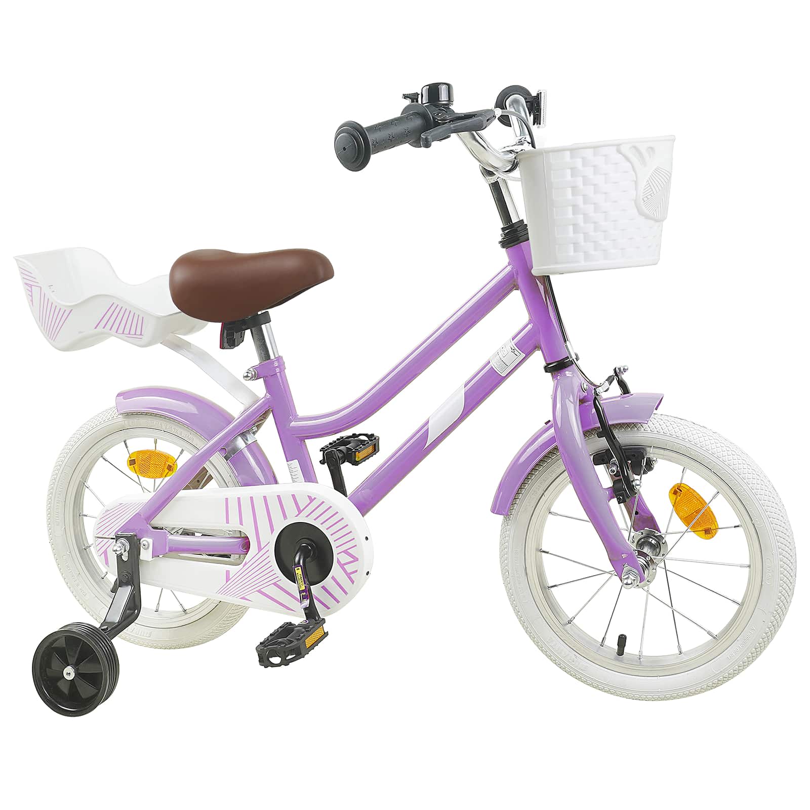 Παιδικό Ποδήλατο 16 ίντσες για 4-6 ετών Μοβ - Pakobazaar