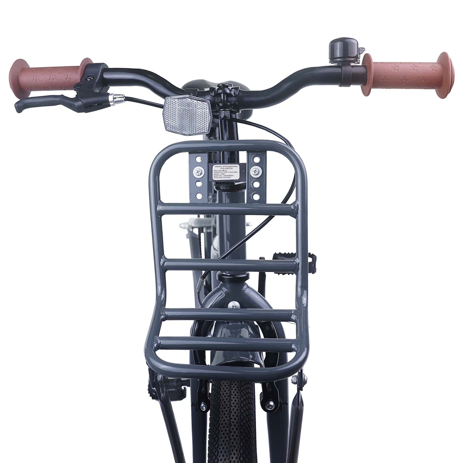 Παιδικό Ποδήλατο 22 ίντσες για 7-12 ετών Σκούρο Γκρι - Pakobazaar