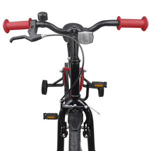 Παιδικό Ποδήλατο 16 ίντσες για 4-6 ετών Κόκκινο Μαύρο - Pakobazaar