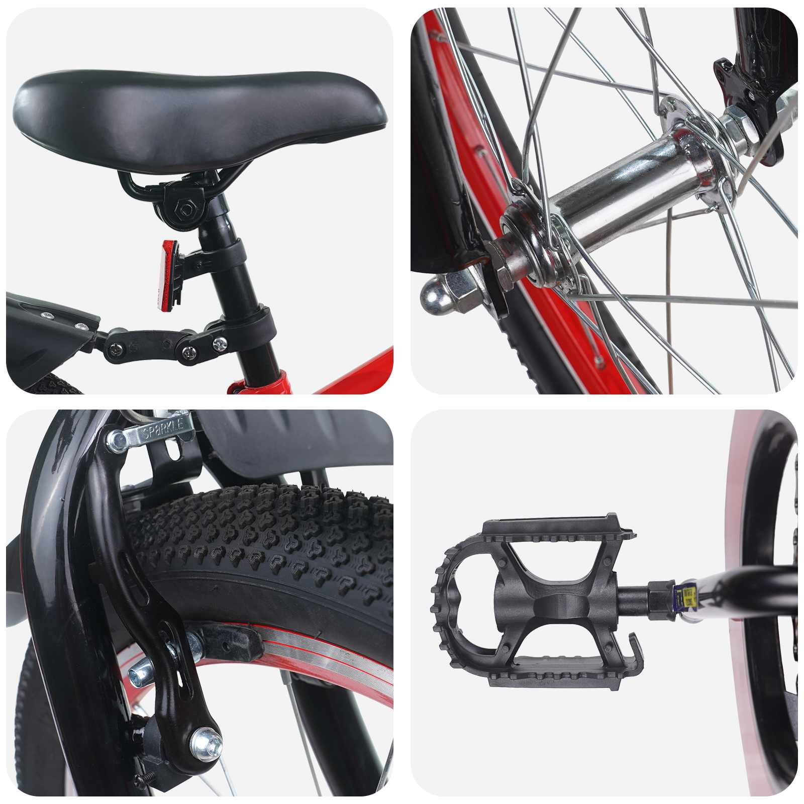 Παιδικό Ποδήλατο 20 ίντσες για παιδιά 6-11 ετών Μπλε Μαύρο - Pakobazaar