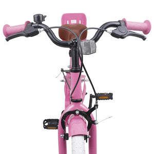 Παιδικό Ποδήλατο 18 ίντσες για 5-7 ετών Απαλό Ροζ - Pakobazaar