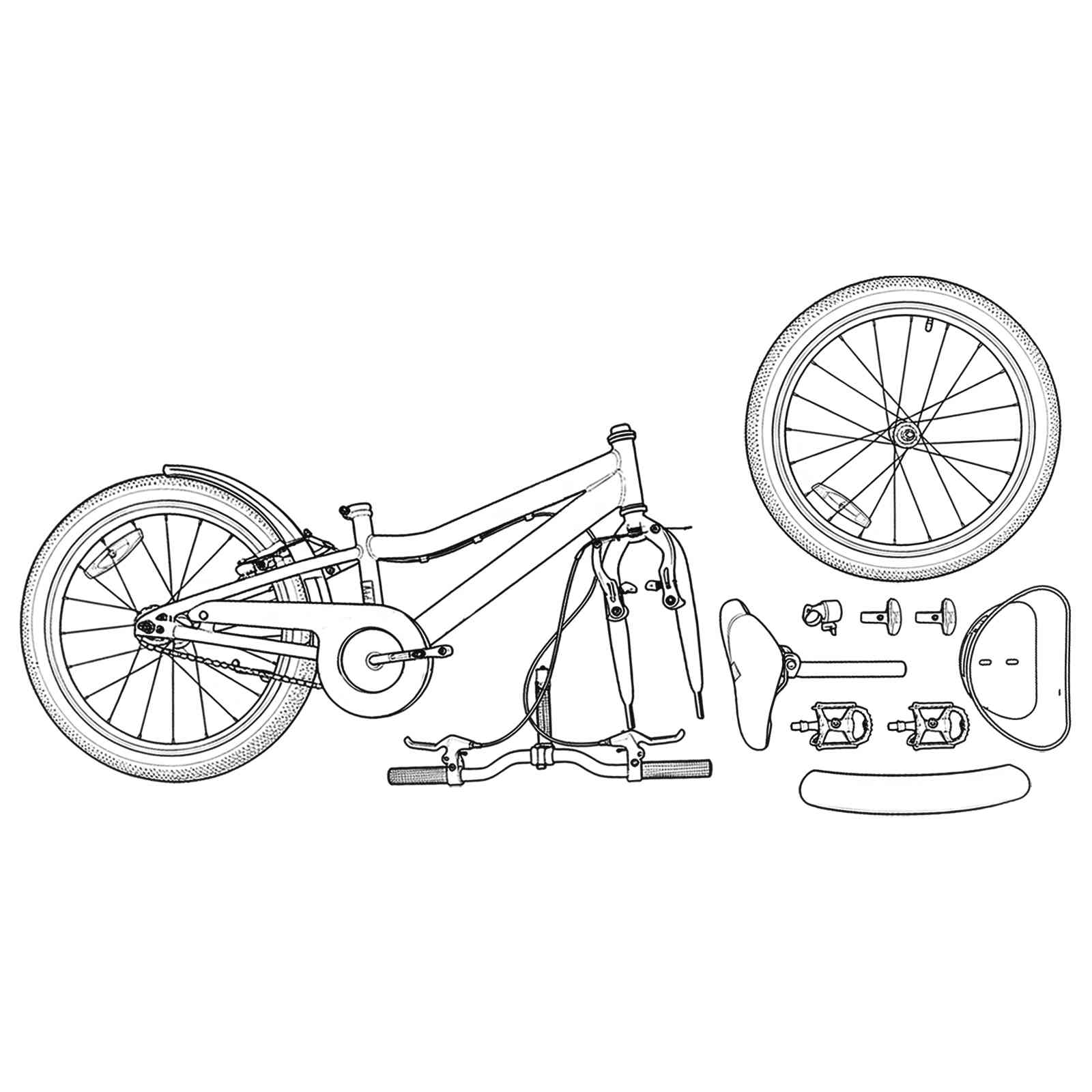 Παιδικό Ποδήλατο 20 ίντσες για παιδιά 6-11 ετών Ροζ - Pakobazaar