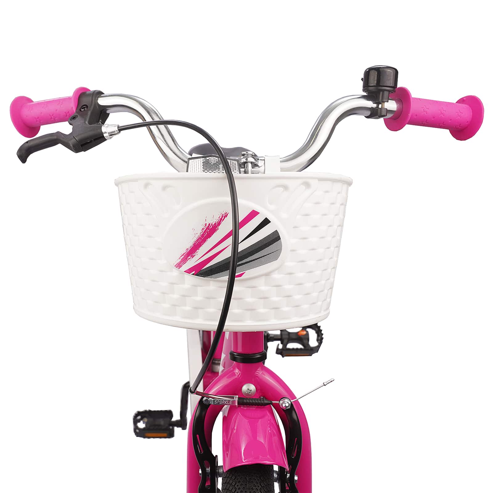 Παιδικό Ποδήλατο 18 ίντσες για 5-7 ετών Σκούρο ροζ - Pakobazaar