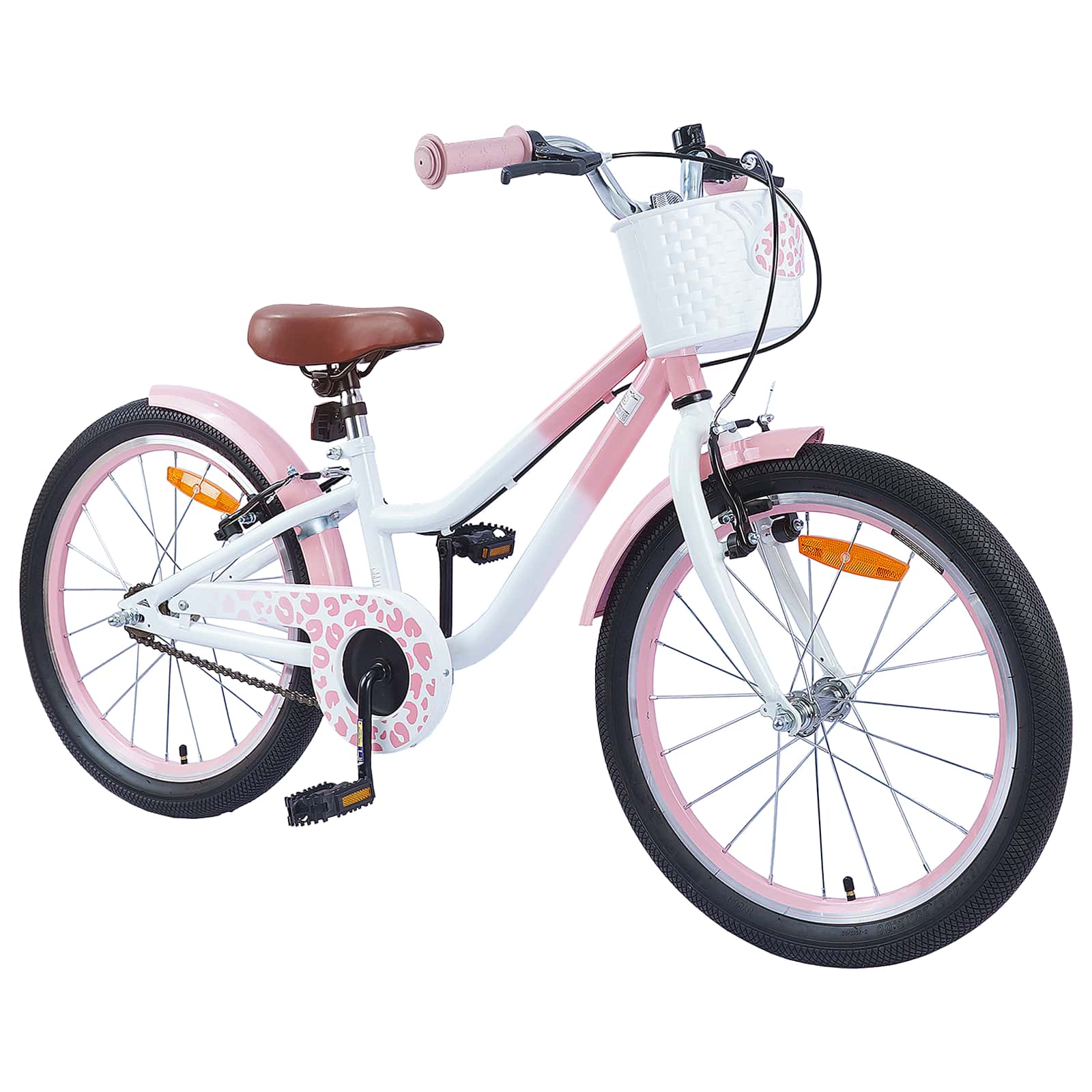 Παιδικό Ποδήλατο 18 ίντσες για 5-7 ετών Απαλό Ροζ - Pakobazaar